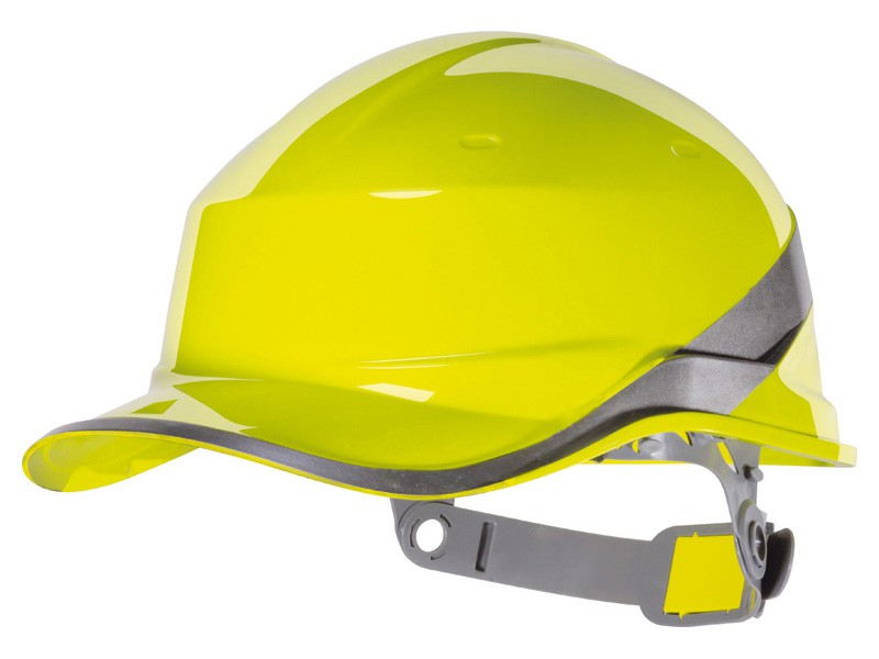 Deltaplus Baseball Diamond Hi Viz Yellow Hardhat